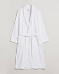 Derek Rose Cotton Velour Gown White