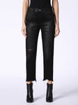 NEW DIESEL black/gold CLAIRY Okare Raw sequin JEANS W27 size 8 10 ladies womens