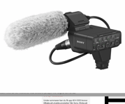 Sony Dual Channel XLR Adapter Kit with Shotgun Microphone XLR-K3M