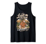 Leave No Trace America's National Parks Funny Bigfoot Tank Top