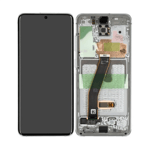 Galaxy S20 5G / 4G (SM-G981 / SM-G980)- Glas och displaybyte - Vit