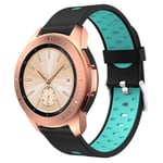 Garmin Forerunner 245 tvåfärgat klockarmband i silikon - Svart / Cyan Svart