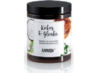 Anwen Anwen Mask for low porosity hair Coconut and Clay in a glass jar - 180 ml