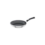 Tramontina Non-Stick Frying Pan with Silicone Handle for Induction, Electric, Gas and Ceramic Glass Hobs, ‎Cookware, Kitchen, 20 cm, 1.0 Litre, 20888020, Dark Grey