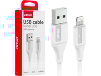 Amio Laddkabel För Bil Usb-A - Lightning Iphone 3A 100Cm Fulllink Amio-03919