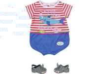 Baby Born Bad Pyjamas M/Skor Blå 43 Cm