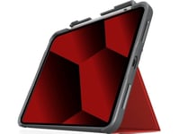 STM Tablet Case STM Dux Plus Case Apple iPad 10.9 2022 (10th Gen) MIL-STD-810G Pencil charger (Red)