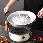 Multi-function Barbecue Pan Aluminum Shabu Grill Supplies Steamer  Home Outdoor