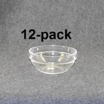 Plastskål stapelbara klar/blå 12st 18:-st (1:50st): 203071012klar