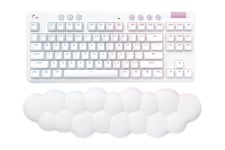 Logitech G G715 - tastatur - tenkeyless - QWERTZ - tysk - hvid Indgangsudstyr