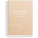 Almanacka Burde 1256 Lärarkalendern Klasslärare 25-26 A5