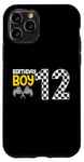 iPhone 11 Pro Retro Speedy Racer Boy 12 Sporty Kid 112th Birthday Case