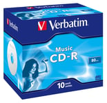 Verbatim VERBATIM CD-R Music 10-pack