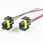 2 st H8 H11 HID LED-lamphållare H8 881 Xenon LED-dimlampa H11 H8 kontaktuttag Kabelhärva Uttagspluggar