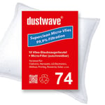 Dustwave® Lot de 10 sacs d'aspirateur compatibles avec Rowenta RO 2451 / RO2451 City Space Aspirateur traîneau – Fabriqué en Allemagne