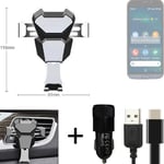 Car holder air vent mount for Doro 8050 cell phone mount
