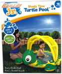 Banzai Jr. - Shady Time - Turtle Splash Paddling Pool for Toddlers.
