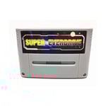 Super 800 i 1 Pro Remix-spelkort för SNES 16-bitars videospelskonsol Super EverDrive-kassett, grå