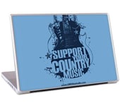 MusicSkins Sticker UMG Nashville Support Your Country Music pour MacBook Air 11" (Import Royaume Uni)