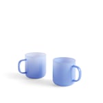 Borosilicate Mug Set Of 2 - Jade Light Blue