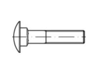 Toolcraft To-9985833 Runde, Flade Skruer M10 90 Mm Firkant Din 603 Rustfrit Stål A4 50 Stk