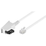 TAE-F kabel til RJ11/RJ14 han (6P4C) 6m