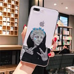 TREW Alternative statue art Cover Soft Shell Phone Case for iPhone 11 Pro XS MAX XR 8 7 6 6S Plus X 5 5S SE (Color : A13, Material : For iphone7 iphone8)