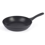 Salter BW08771 Geo Hex Frying Pan, 5 X Tougher* Diamond-Effect Non-Stick, Advanced Hi-Low Technology Reduces Burning, Induction Hob Suitable, Lightweight, Forged Aluminium, 28 cm