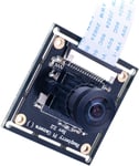 Pour Module de caméra PI framboise grand Angle 160 ° objectif Fisheye HD 5MP caméra RPI Webcam à mise au point réglable pour Raspberry Pi 4/ 3 B +