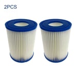 2 PCS - pour Bestway pompe 58094 cartouche filtrante de remplacement, noyaux de pompe de piscine faciles à installer, pompes filtrantes bleues adaptées
