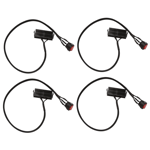 4x 24-stifts Hon ATX PSU PC Strömförsörjning Start Testare Start Jumper Ridge Kabel Med På/Av-Brytare