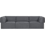 GUBI-Wonder Sofa 3P M. Armlæn, Hot Madison 1294/096 LC