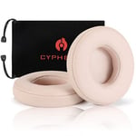 Cypher.V Beats Solo 2 & 3 Earpad Replacement,Cypher.V Ear Cushion Pads Compatible with 2.0/3.0 Wireless On Headphones by Dr. DRE 1 Pair- (Light Pink)