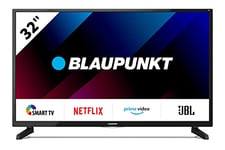 Blaupunkt BF32H2352CGKB 32 Inch HD Ready 768p LED Smart TV with Freeview Play, 3 x HDMI, 2 x USB and USB Media Player - Black