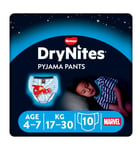 Huggies DryNites Pyjama Bed Wetting Pants Boys 4-7 Years - 10 Pants