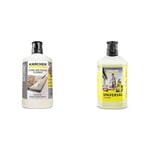 Kärcher 62957650 3-in-1 Stone Plug and Clean - Black & 1 L, Universal Cleaner Plug and Clean, Pressure Washer Detergent