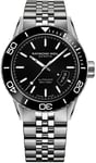 Raymond Weil 2760-ST1-20001 Freelancer Sort/Stål Ø42.5 mm