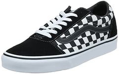 Vans Homme Ward Sneaker Basse, (Checkered) Black/True White, 50 EU