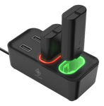 DELTACO GAMING XBOX Charging station for up to two battery packs,