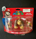 Nintendo Donkey Kong 3-pack Collection 3x PVC Figure 4,5 -6cm