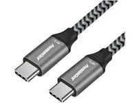 "Premiumcord Usb 3.2 Gen 1 Usb-C-Kontaktkabel Med Usb-C-Kontakt, Bomullsväv, 2 M