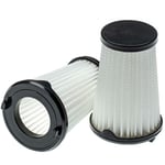 Vhbw - Lot de 2x filtres à cartouche compatible avec aeg CX7-2-30DB, CX7-2-30GM, CX7-2-35FF, CX7-2-35Ö, CX7-2-35TM, CX7-2-35WR - Filtre plissé
