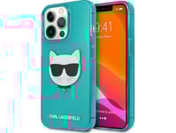 Karl Lagerfeld Klhcp13lchtrb Iphone 13Pro / 13 6,1" Blue Hardcase Glitter Choupette Fluo