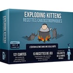 Asmodee - Exploding Kittens : Recettes Chatastrophiques - Extension pour Enfants à Partir de 7 ans - Jeu d'Ambiance - Jeu de Société avec Cartes - 2 à 5 Joueurs - 15 Min- Version Française
