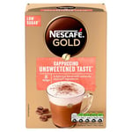 Nescafe Cappuccino Unsweetened Taste Instant Coffee 8 x 14.2g Sachets, 100% Responsibly Sourced Coffee (Pack of 1)