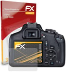 atFoliX 3x Screen Protection Film for Canon EOS 2000D matt&shockproof