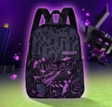 Minecraft Ender Dragon Backpack School Bag Laptop - UK Seller