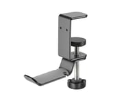 MaxMount Clamp-On Universal Headphone Holder - kuuloketeline Musta