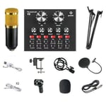 BM-800+V8 Sound Card Kit Podcast Equipment Bundle Voice  Karaoke Diaphragm3070