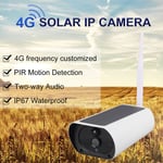 1080P 4G SIM Card IP67 PIR Solar Powered Outdoor CCTV Camera (North America BLW